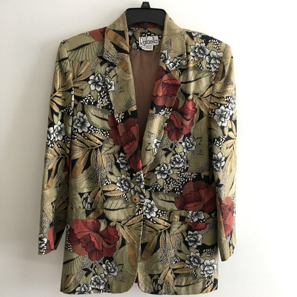 Rafaella Vintage Floral Jacket